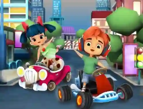 Cluiche Kart Hooligans ar líne