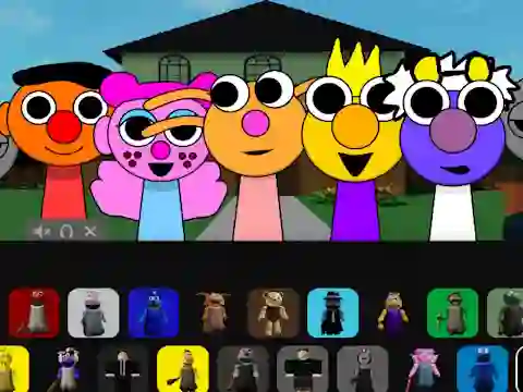 Cluiche Sprunki Puppet ar líne