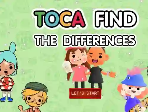 Cluiche Toca Find The Differences ar líne