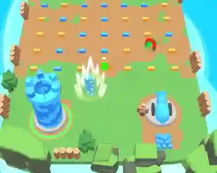 Cluiche Tower Clash: Collect Bricks ar líne