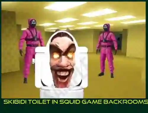 Cluiche Skibidi Toilet in Squid Game Backrooms ar líne