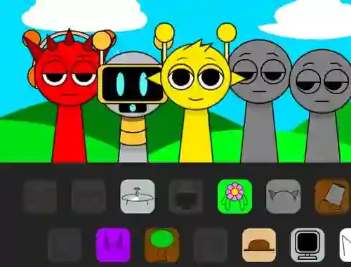 Cluiche Sprunki Incredibox Horror ar líne