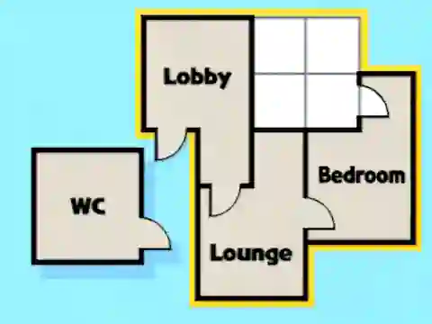 Cluiche Room Sort - Floor Plan ar líne