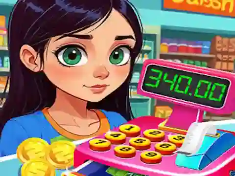 Cluiche Supermarket Shopping For Kids ar líne