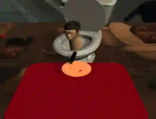 Cluiche Skibidi Toilet Squid Game Honeycomb ar líne