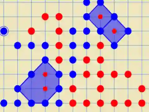 Cluiche Dots - duel ar líne