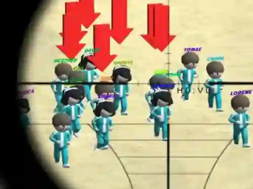 Cluiche Squid Game Sniper ar líne