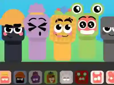 Cluiche Sprunbox: The Qoobies ar líne