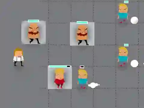 Cluiche Bully Defense ar líne