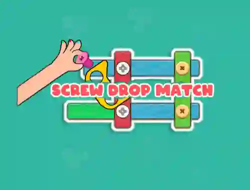 Cluiche Screw Drop Match ar líne