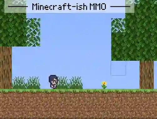 Cluiche Minecraft-ish Mmo ar líne