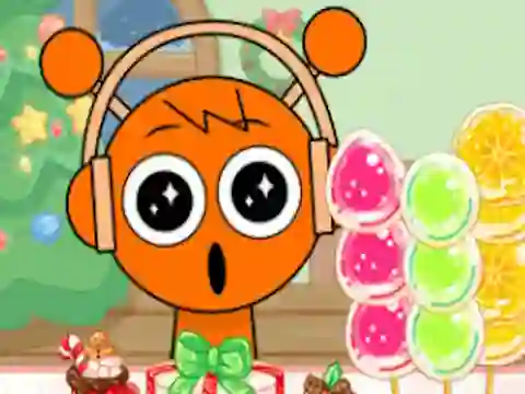 Cluiche Sprunki Mukbang Candy Fruit ar líne