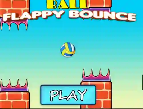 Cluiche Ball Flappy Bounce ar líne