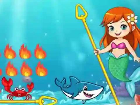 Cluiche Princess vs Shark ar líne