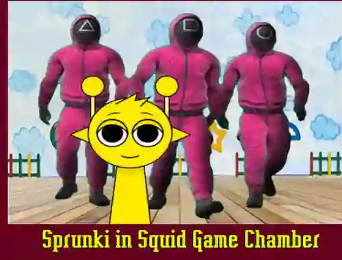 Cluiche Sprunki In Squid Game Chamber ar líne