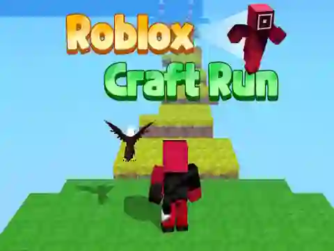 Cluiche Roblox Craft Run ar líne