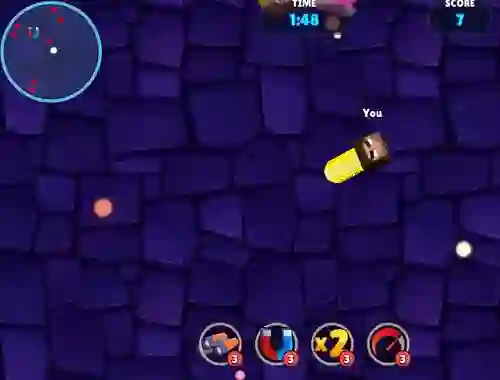 Cluiche Minecraft Squid Game Worm.io ar líne