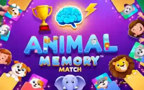 Cluiche Animal Memory Match ar líne