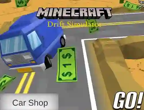 Cluiche Minecraft Drift Simulator ar líne
