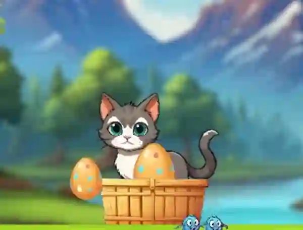 Cluiche Hungry Kitty Adventures ar líne