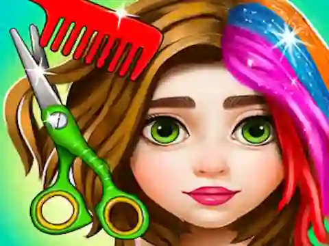 Cluiche Hair Salon & Dress Up Girl ar líne