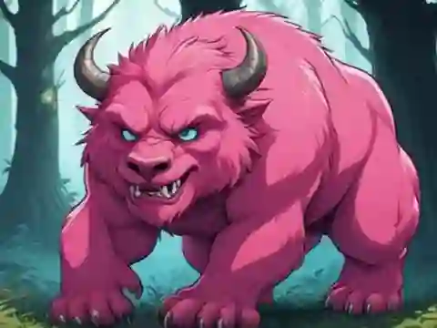 Cluiche Magical Pink Beast Rescue ar líne