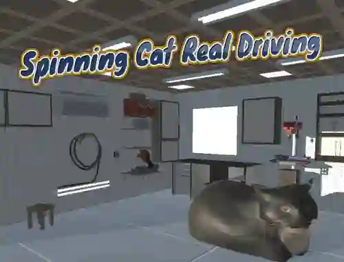 Cluiche Spinning Cat Real Driving ar líne