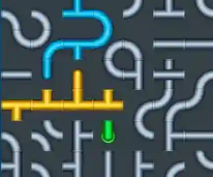 Cluiche Connect The Pipes Water Puzzle ar líne