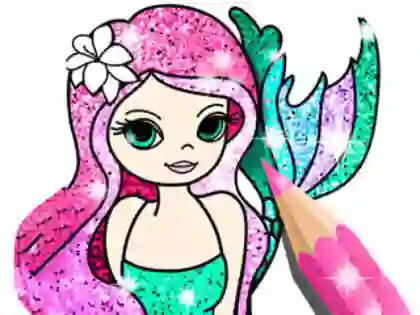 Cluiche Coloring Book: Little Mermaid ar líne