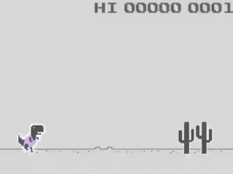 Cluiche Dinosaur Jump ar líne