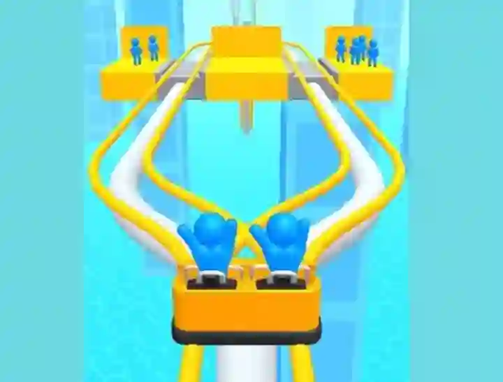 Cluiche Runner Coaster Race ar líne