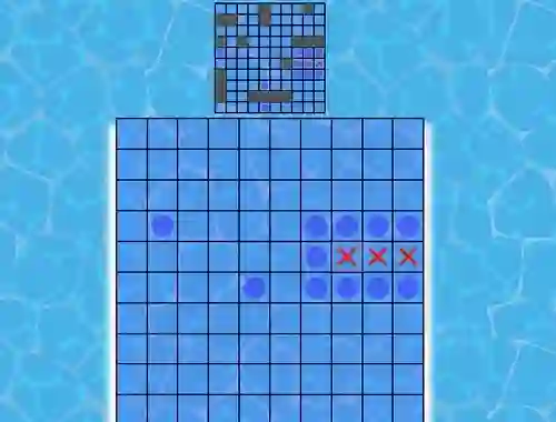 Cluiche Battleship On Cells ar líne