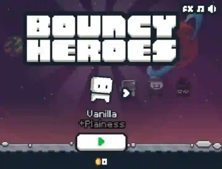 Cluiche Bouncy Heroes ar líne