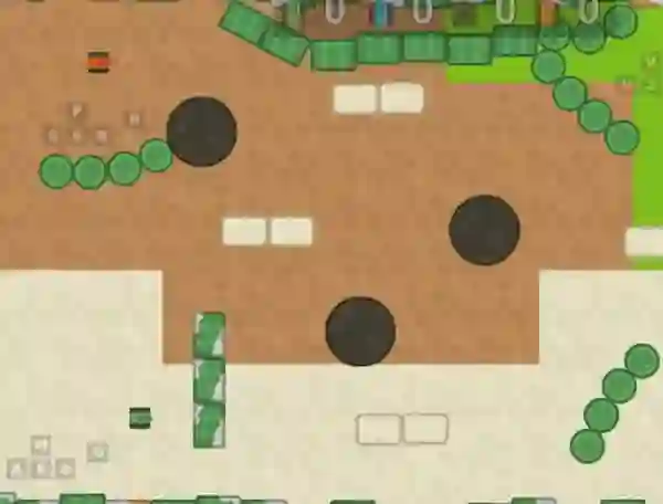 Cluiche 1 2 3 4 Player Tank Game 2D ar líne