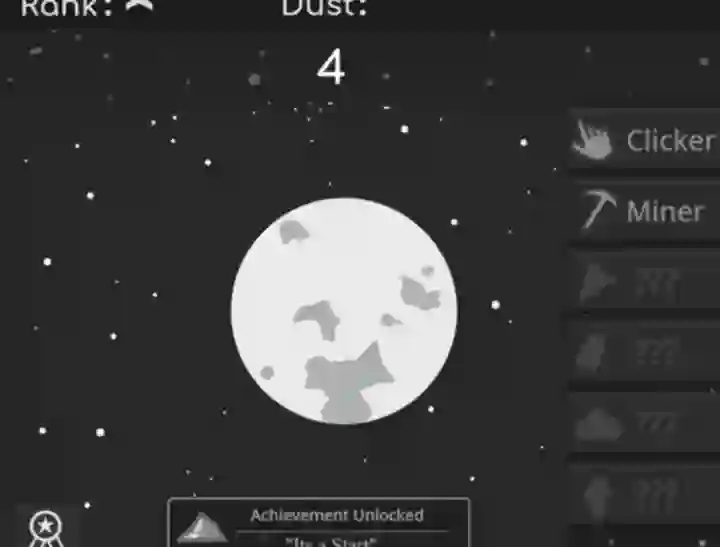 Cluiche Planet Clicker Dust Collector ar líne