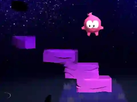 Cluiche Om nom Jump ar líne