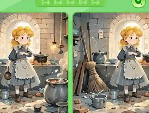 Cluiche Find The Differences: Cinderella ar líne