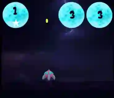 Cluiche Space Shooter 2D ar líne