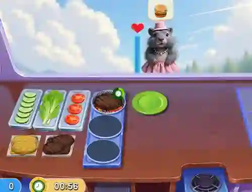 Cluiche Marmot Diner Dash ar líne