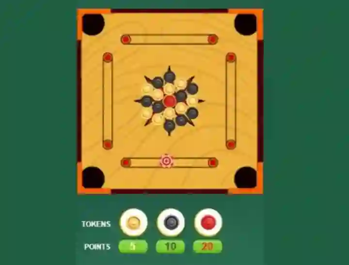 Cluiche Carrom Masters ar líne