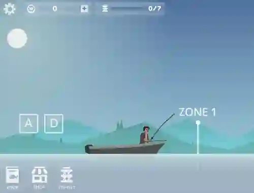 Cluiche Fishing Simulator ar líne