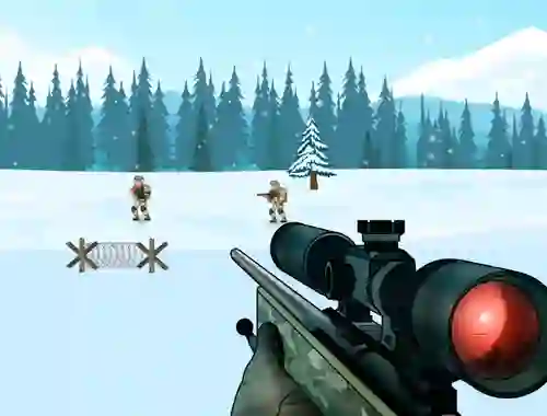 Cluiche Snow Sniper ar líne