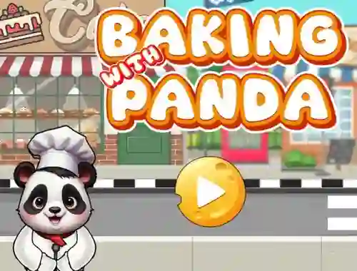 Cluiche Baking With Panda ar líne