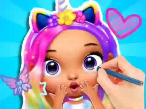 Cluiche Coloring Book: Fashion Barbie Princess ar líne