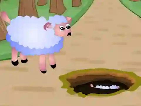 Cluiche Help Fallen Down Sheep Baby ar líne