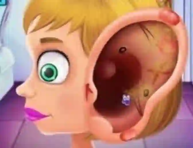 Cluiche Children's Doctor Treating Ears ar líne