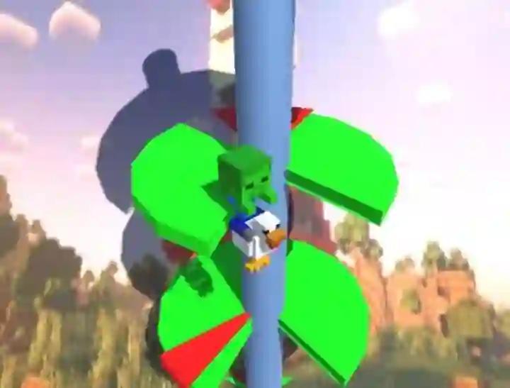 Cluiche Chicken Jockey Helix Jump ar líne