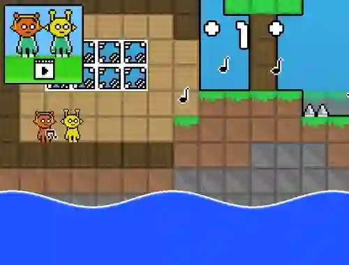 Cluiche Sprunki vs MCCraft ar líne