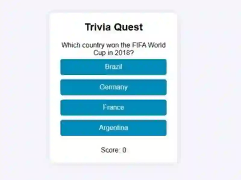Cluiche Trivia Quest ar líne