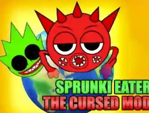 Cluiche Sprunki Eater The Cursed Mod ar líne